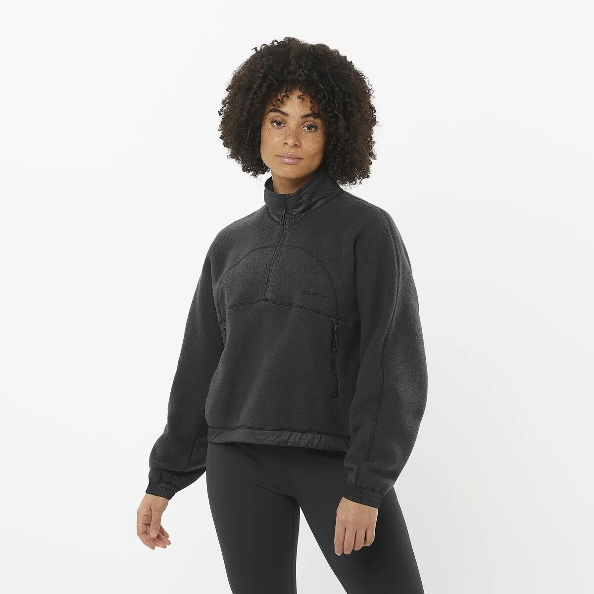 

Женская куртка Salomon Chroma Crop, черный