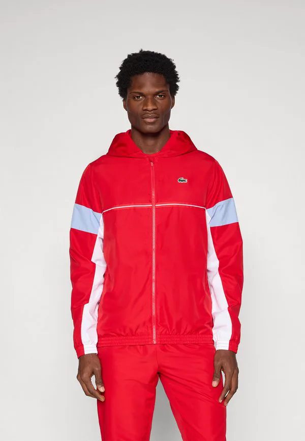 Тренировочная куртка Lacoste Sport Tennis, водоотталкивающая, красный