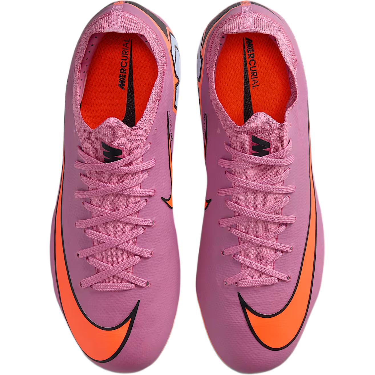 Nike Низкие детские футбольные бутсы Mercurial Vapor 16 Pro розовый фиолетовый/full dark red/black для подростков — фото 3