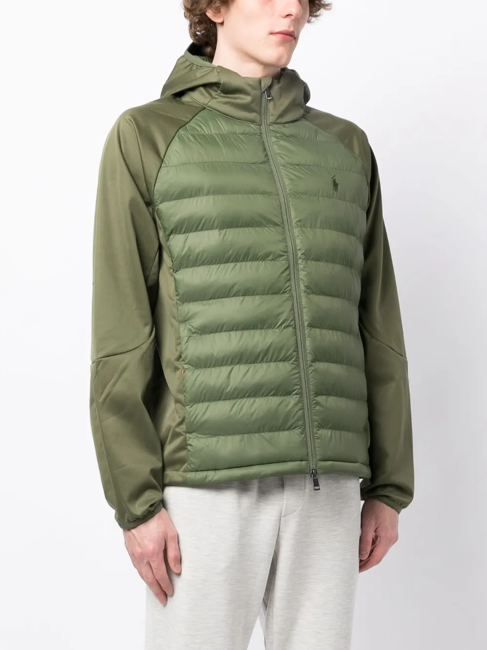 Куртка Thor с капюшоном и вышитым логотипом POLO RALPH LAUREN, зеленый — фото 3