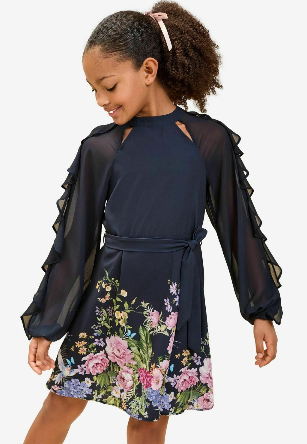 

Элегантное платье REGULAR FIT - FLORAL PLACEMENT LONG SLEEVE Lipsy, синий