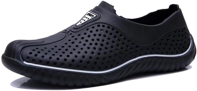 

Мужские облегченные спортивные сандалии с открытым носком для прогулок и пляжа Zonkacen, черный