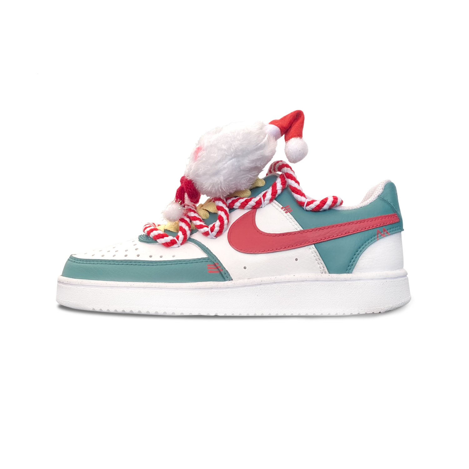 

Кроссовки Nike Court Vision 1 Skateboarding Shoes Women's Low-top Red/white/green, цвет Jasper