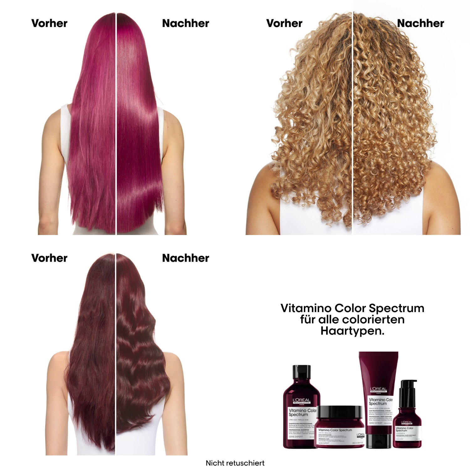 Шампунь serie expert vitamino color spectrum L Oreal Professionnel Paris, объем 500 мл — фото 3