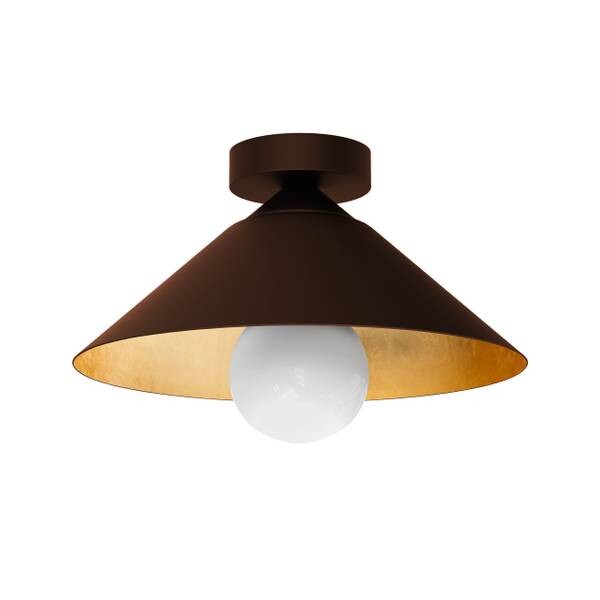 

Потолочный светильник Lumicom Chapeau цвет braun/gold