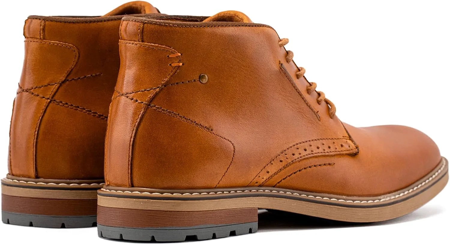 Мужские ботинки Arkbird Chukka, классические повседневные ботинки с шнуровкой до щиколотки из натуральной замши, коричневый — фото 4