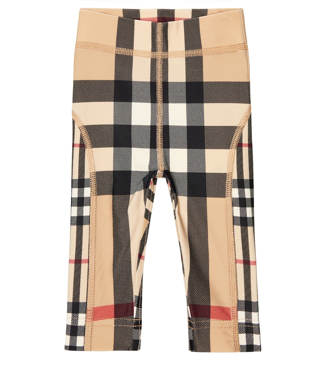 

Детские леггинсы в винтажную клетку Burberry Kids, бежевый