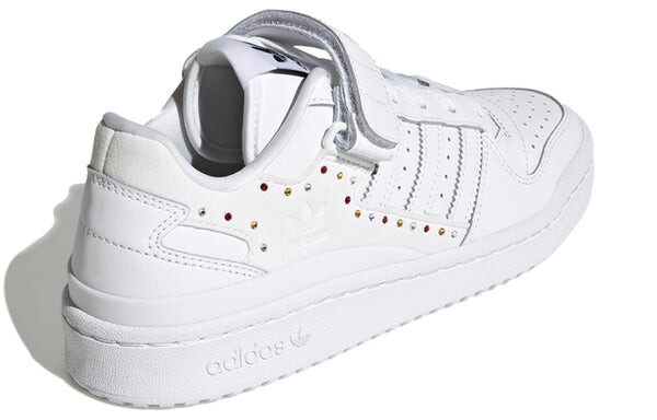 Кроссовки swarovski x originals forum low Adidas, белый — фото 4
