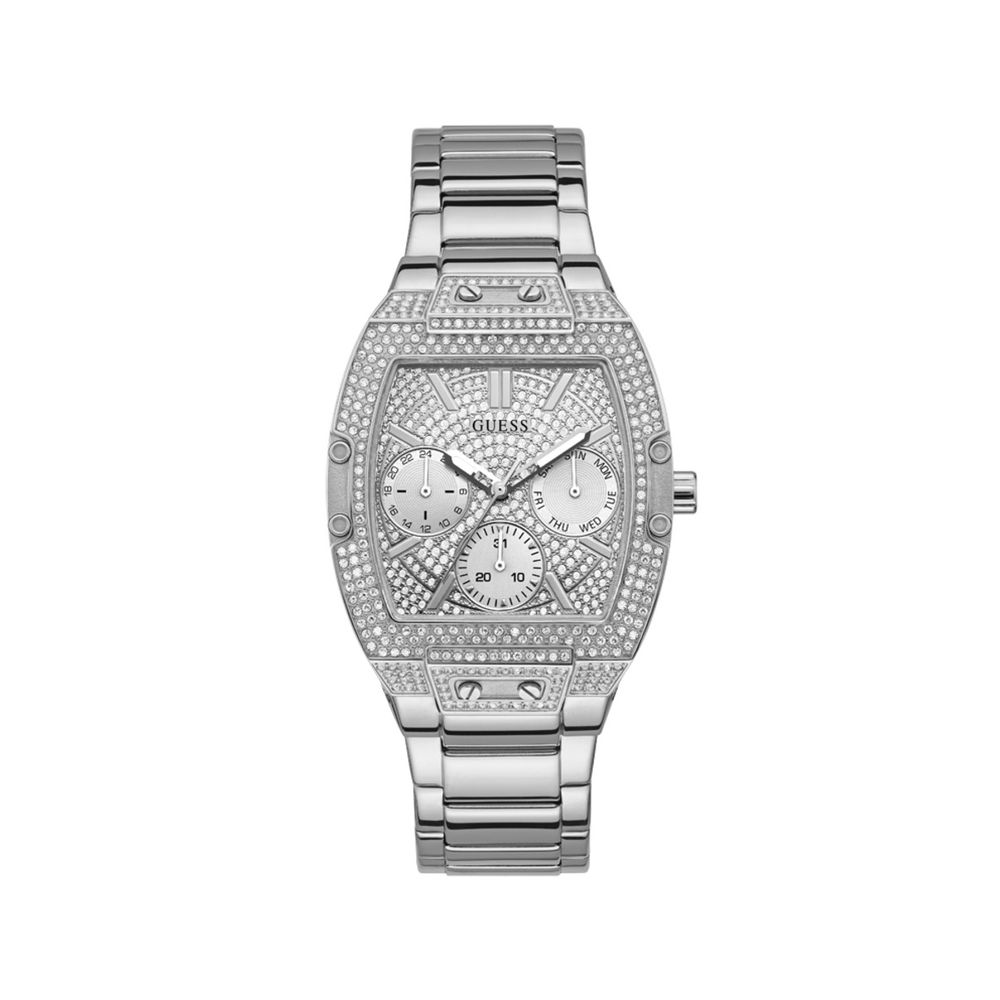 

Серебряные часы из нержавеющей стали GUESS
