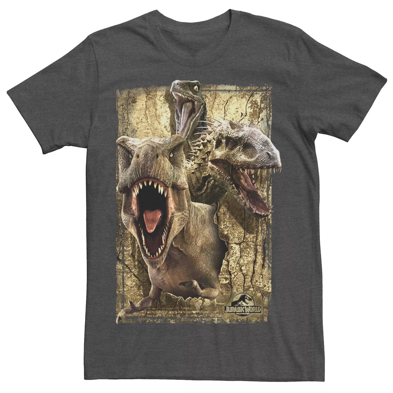 

Мужская футболка с коллажем «Динозавр-убийца» Jurassic World