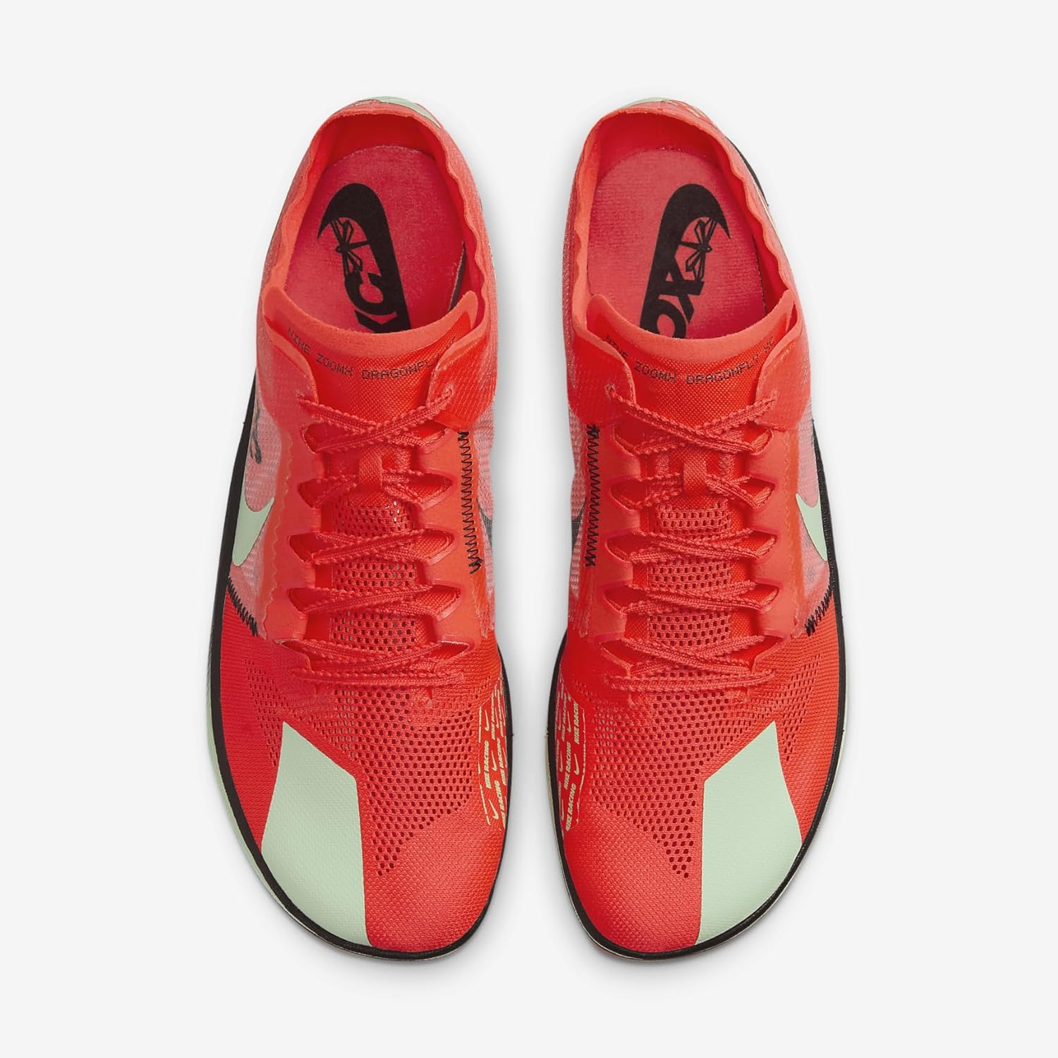 Мужские бутсы Nike ZoomX DragOnfly XC, Bright Crimson/Black/Metallic Silver/Vapor Green — фото 4