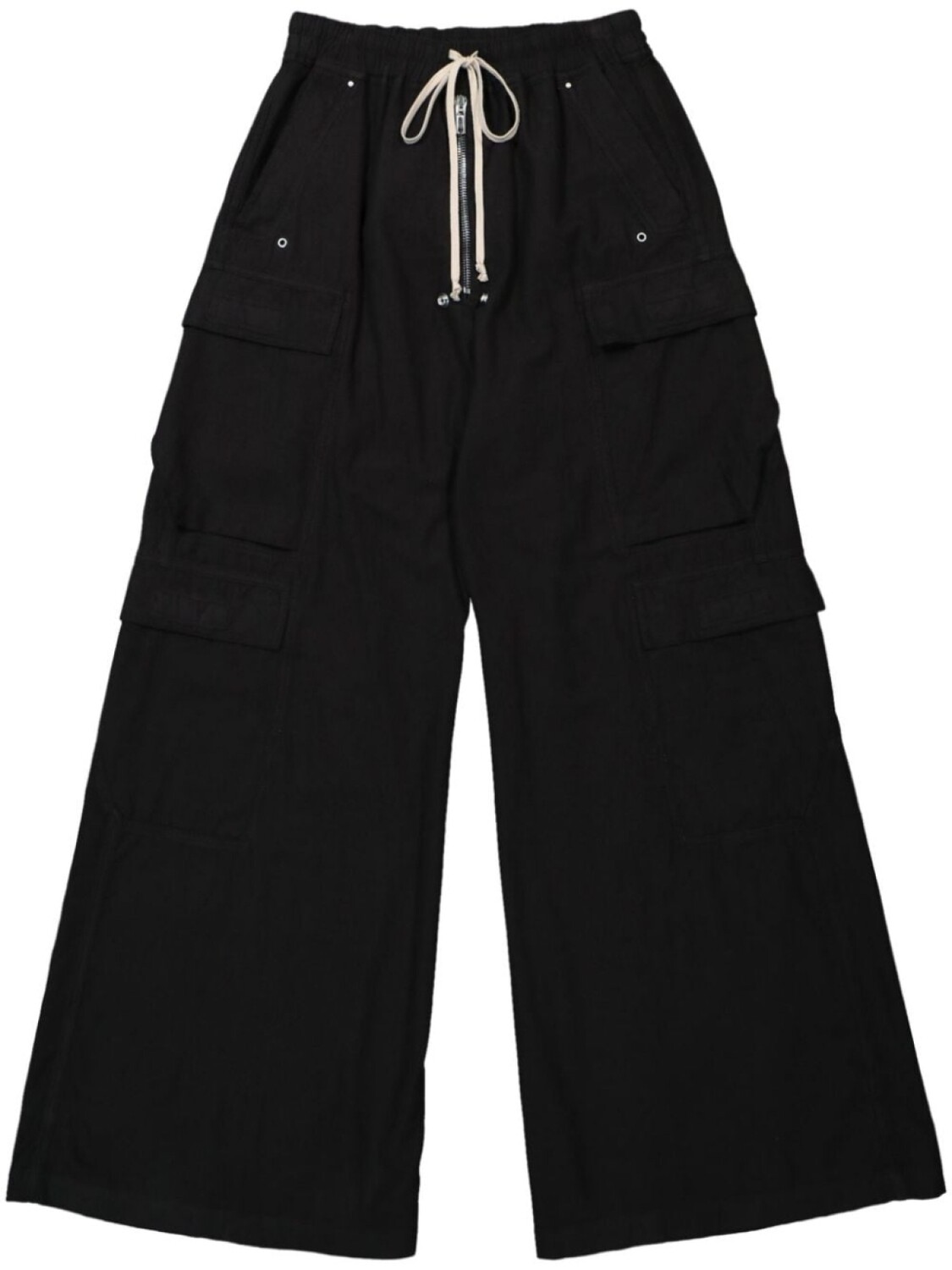 

Rick Owens DRKSHDW брюки широкого кроя с завязками, черный