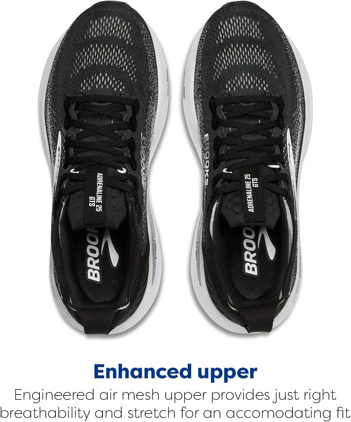 Мужские кроссовки Brooks Adrenaline GTs 25, Black / Grey / White — фото 4
