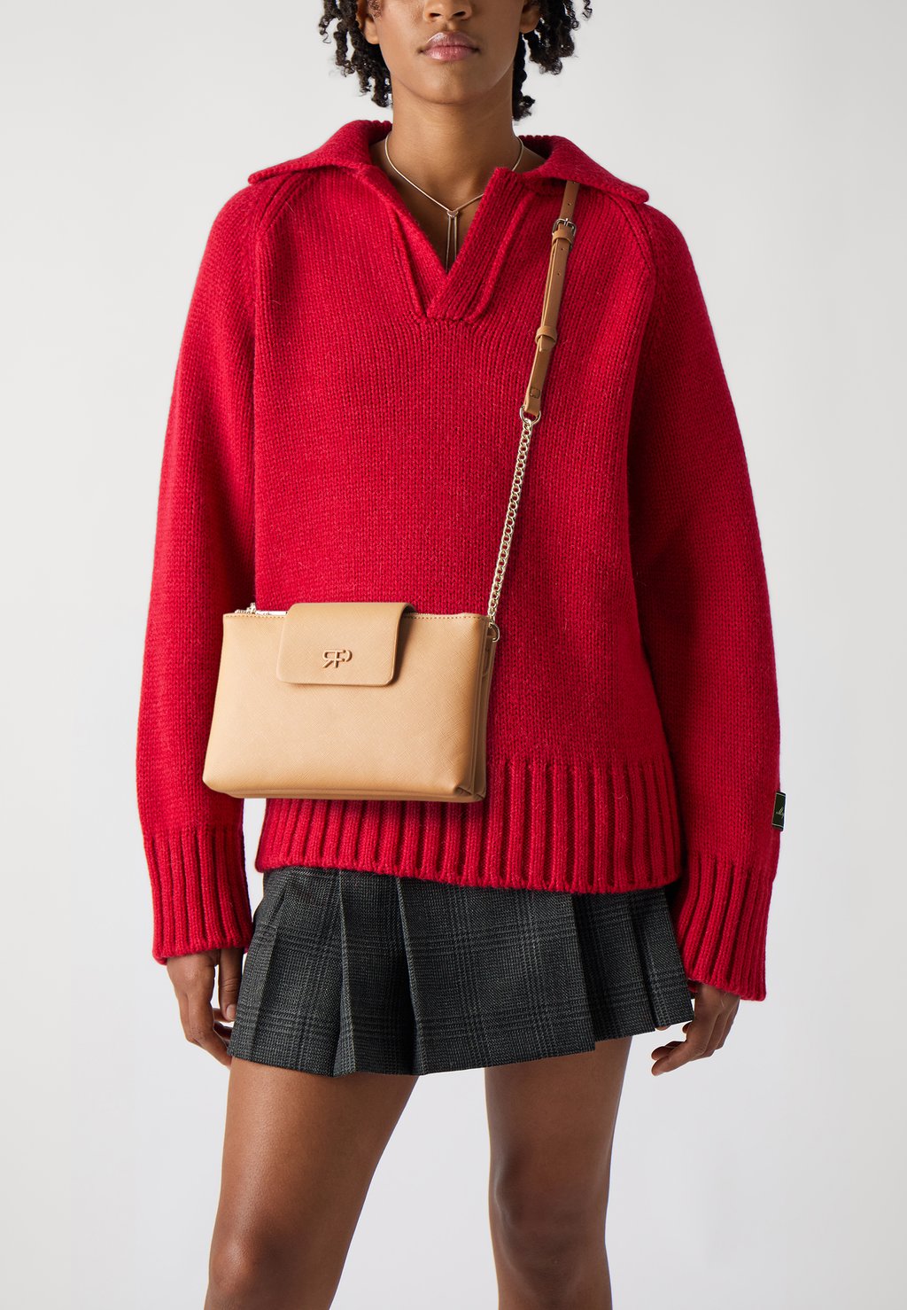 

Сумка через плечо CROSSBODY BAG MICHELLE - Across body bag PARFOIS, серо-коричневый