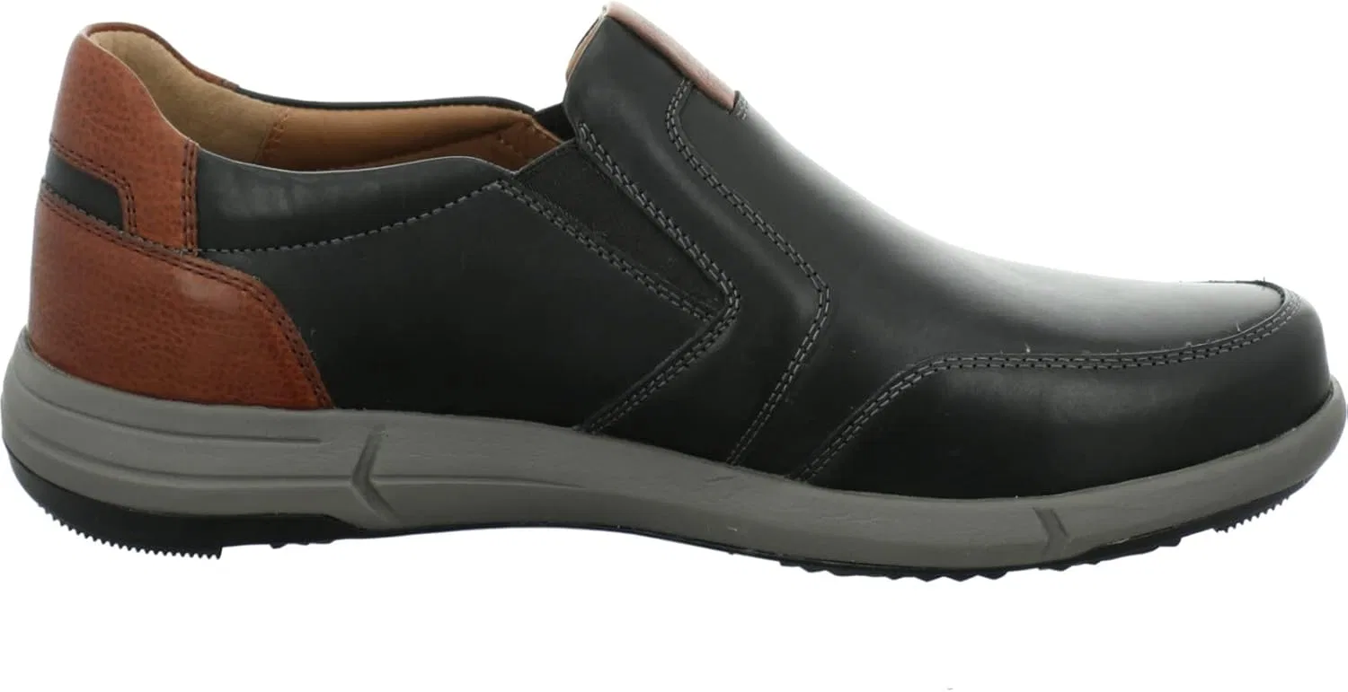 Мужские туфли Josef Seibel Enrico 18, Black (Black Combo) — фото 4
