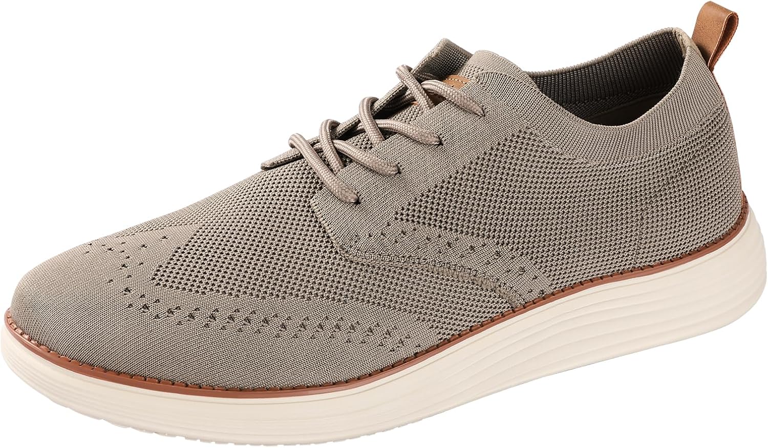 Мужские повседневные туфли Winnto Breeze, кроссовки с отделкой Oxfords, легкие мягкие модные сетчатые прогулочные туфли, хаки