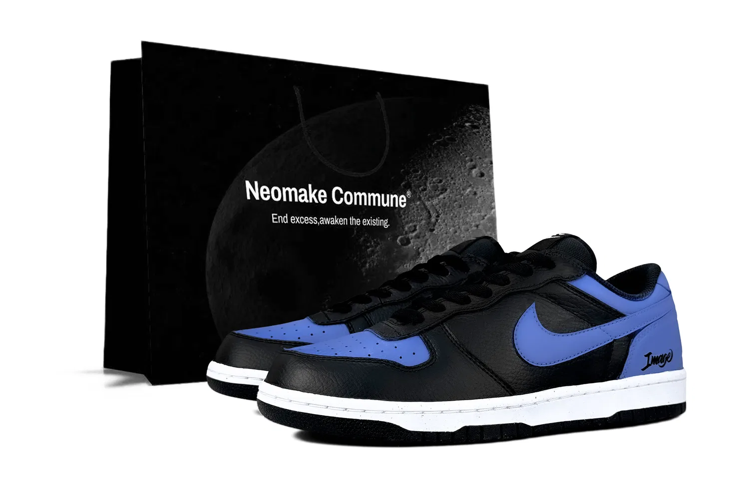 Кеды Nike Big сине-фиолетовые