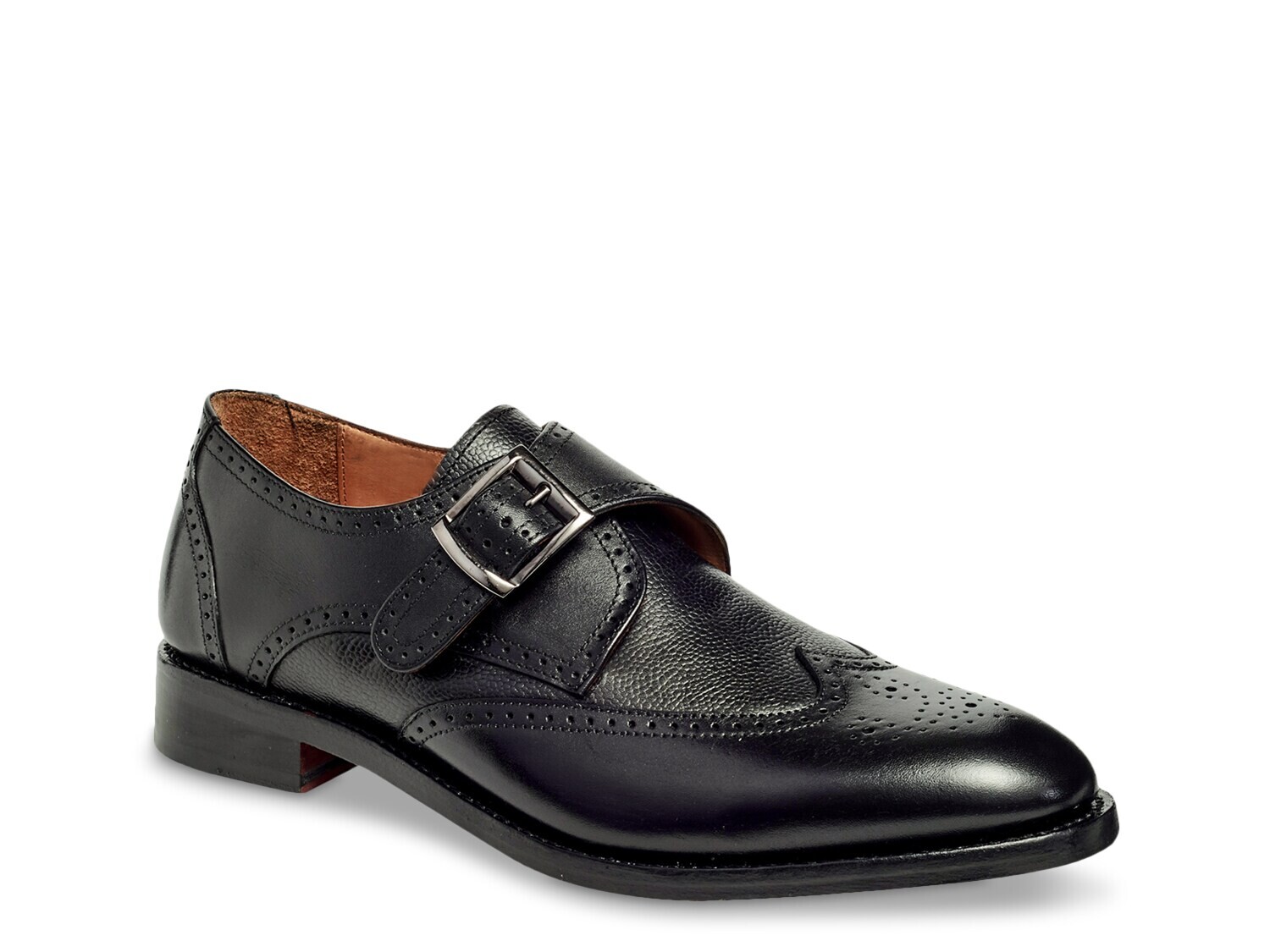

Слипоны Anthony Veer Roosevelt Wingtip Monk с ремешком, черный