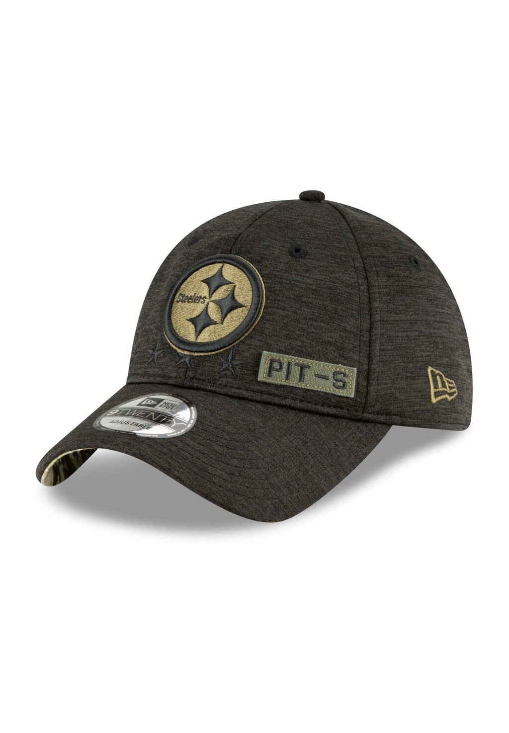 

Бейсболка PITTSBURGH STEELERS NFL ON FIELD 2020 SALUTE TO SERVICE 9TWENTY New Era, цвет schwarz