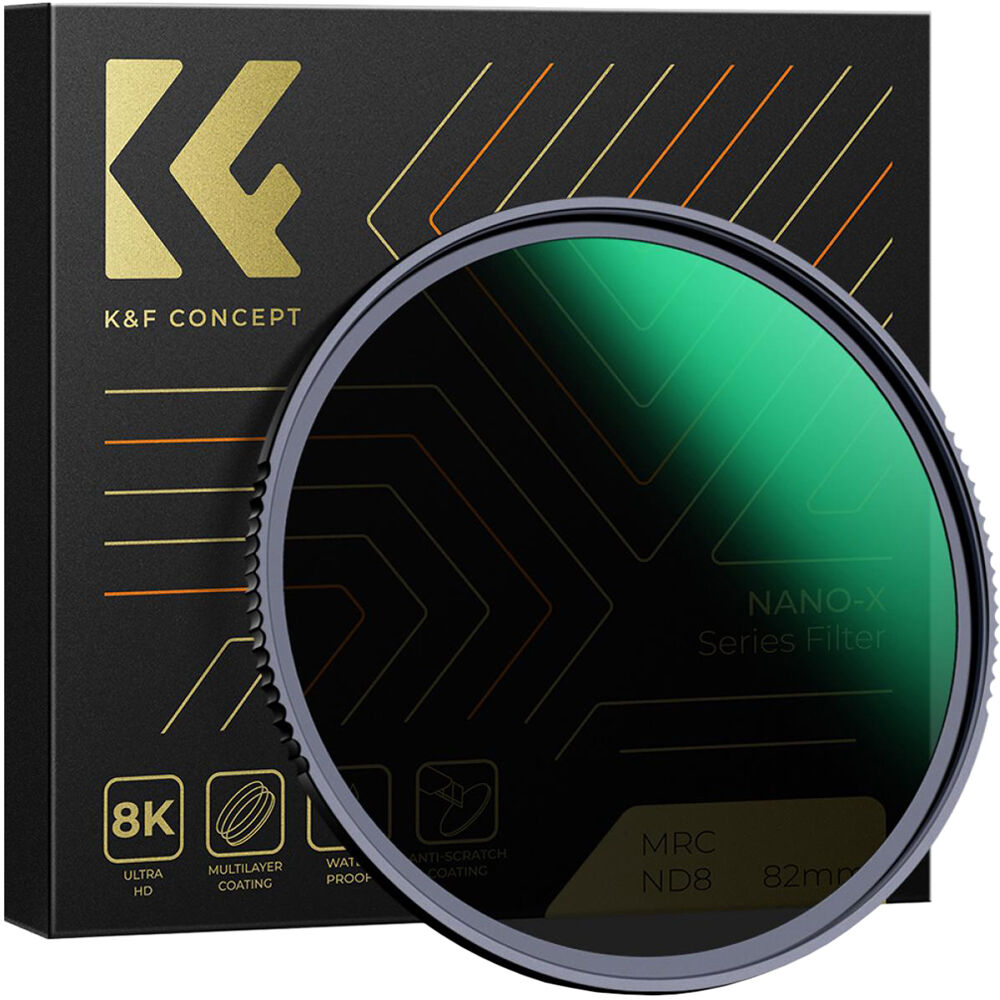 

Фильтр K&F Concept Nano-X Series ND Filter (58mm, 3-Stop) KF01.1510