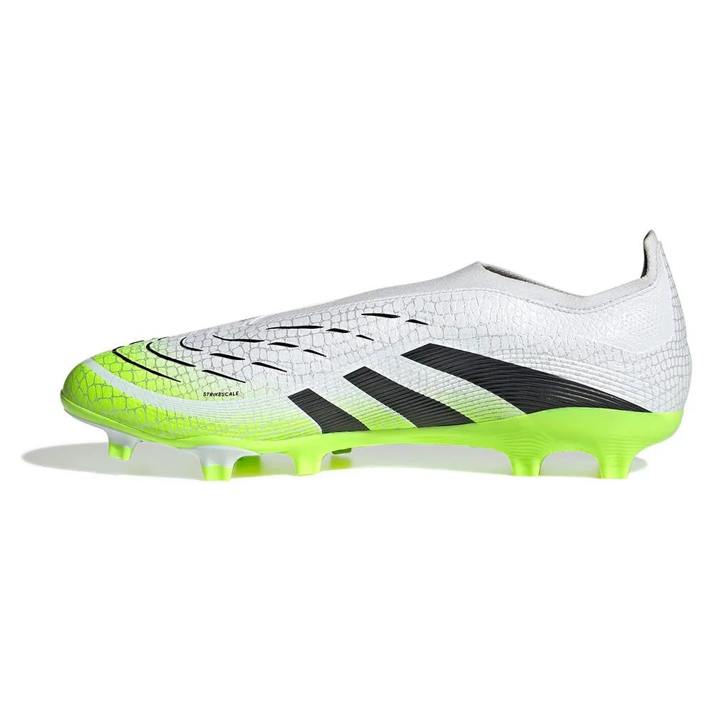 Футбольные бутсы adidas Predator League Laceless FG/MG, белый — фото 3