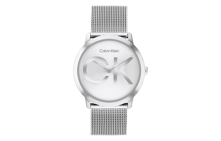 

Calvin Klein Часы Wrist Watch Quartz Movement Steel Strap Silver Dial Unisex, 25300009