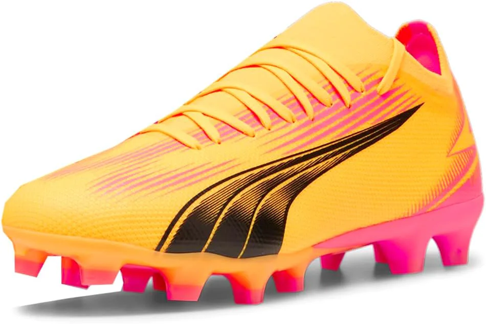 Футбольные бутсы PUMA Ultra Match для мужчин - черные, черный — фото 4