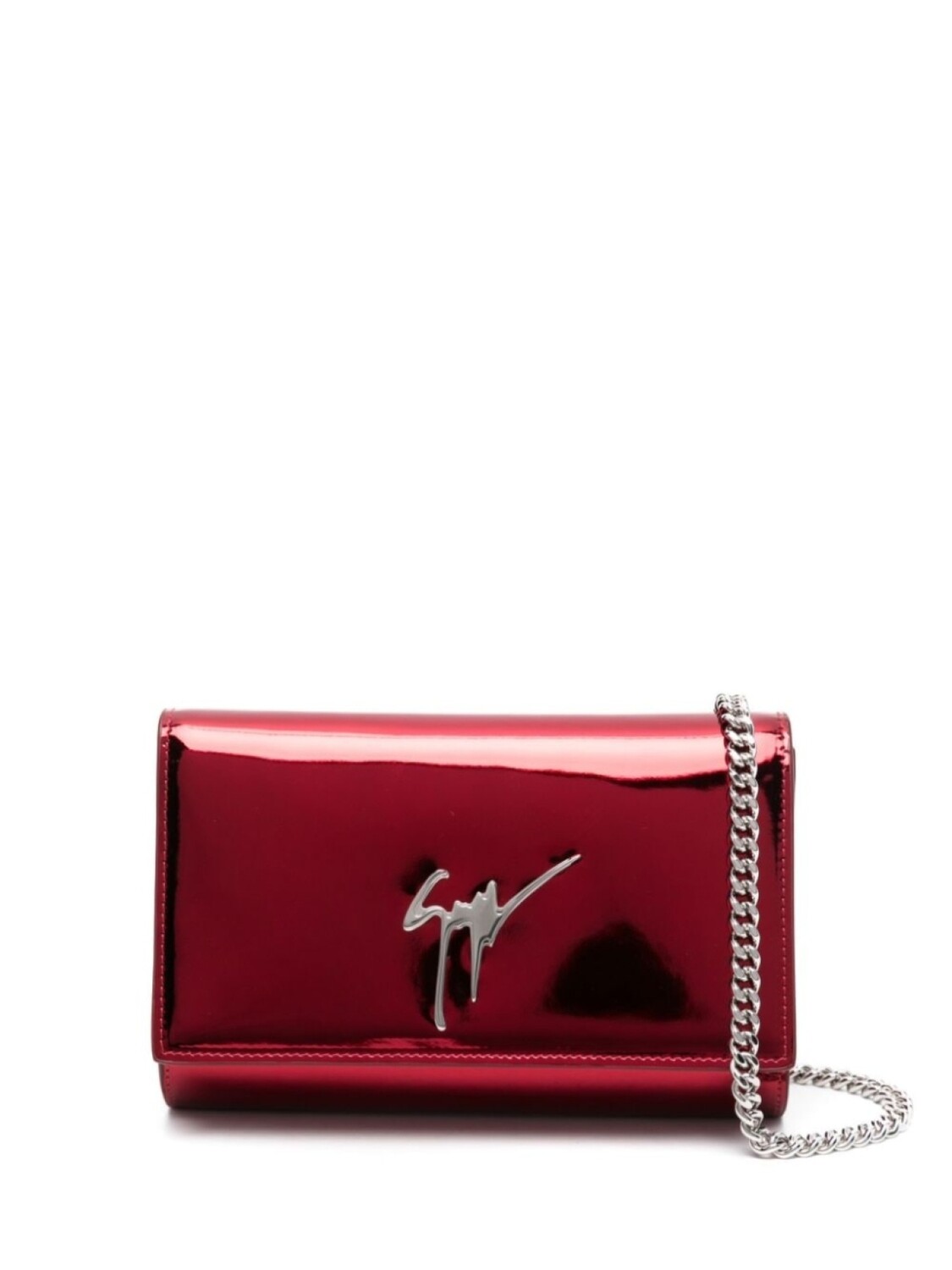 

Giuseppe Zanotti мини-клатч Cleopatra, красный
