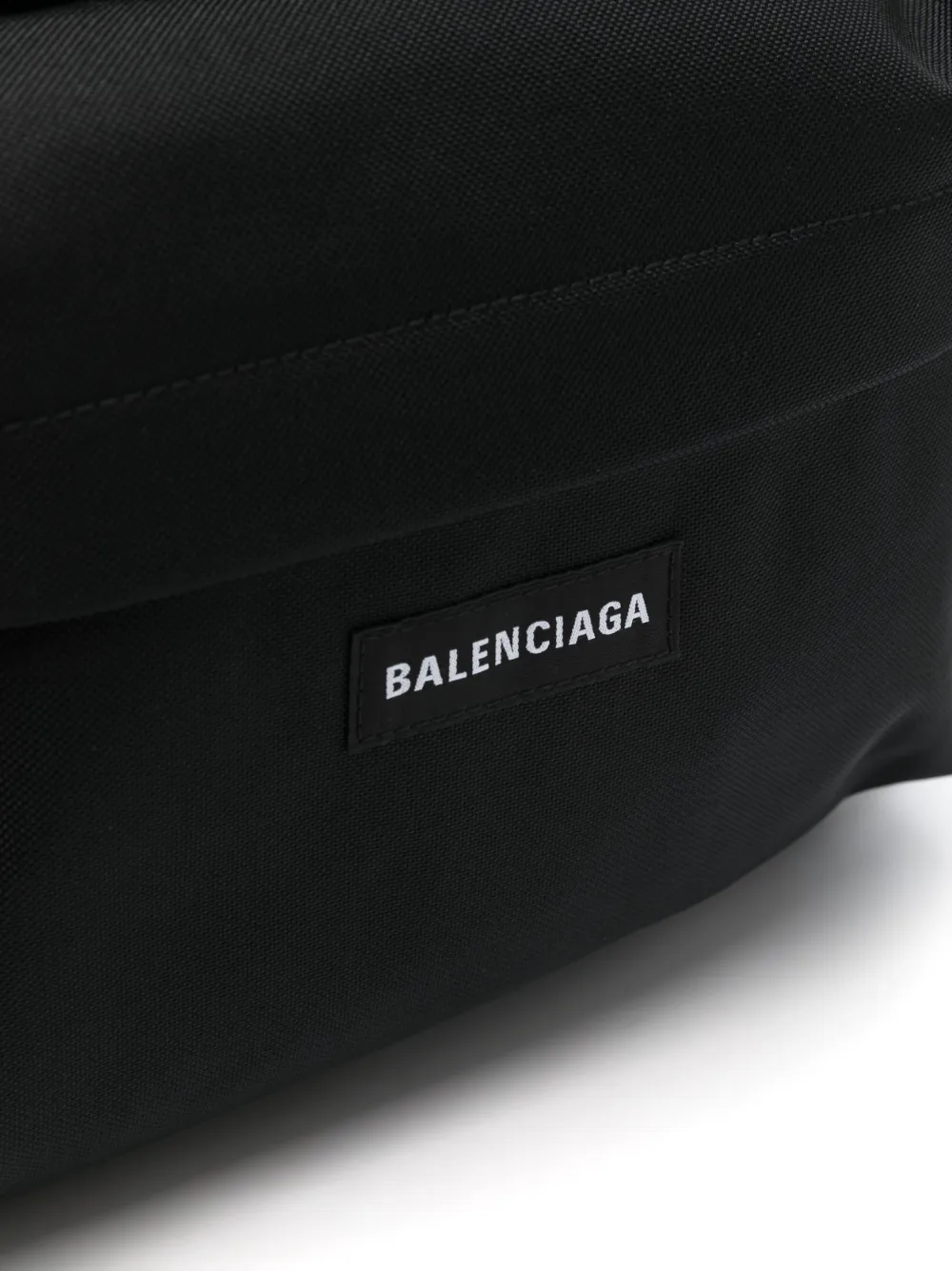 Рюкзак с нашивкой-логотипом BALENCIAGA, черный — фото 4