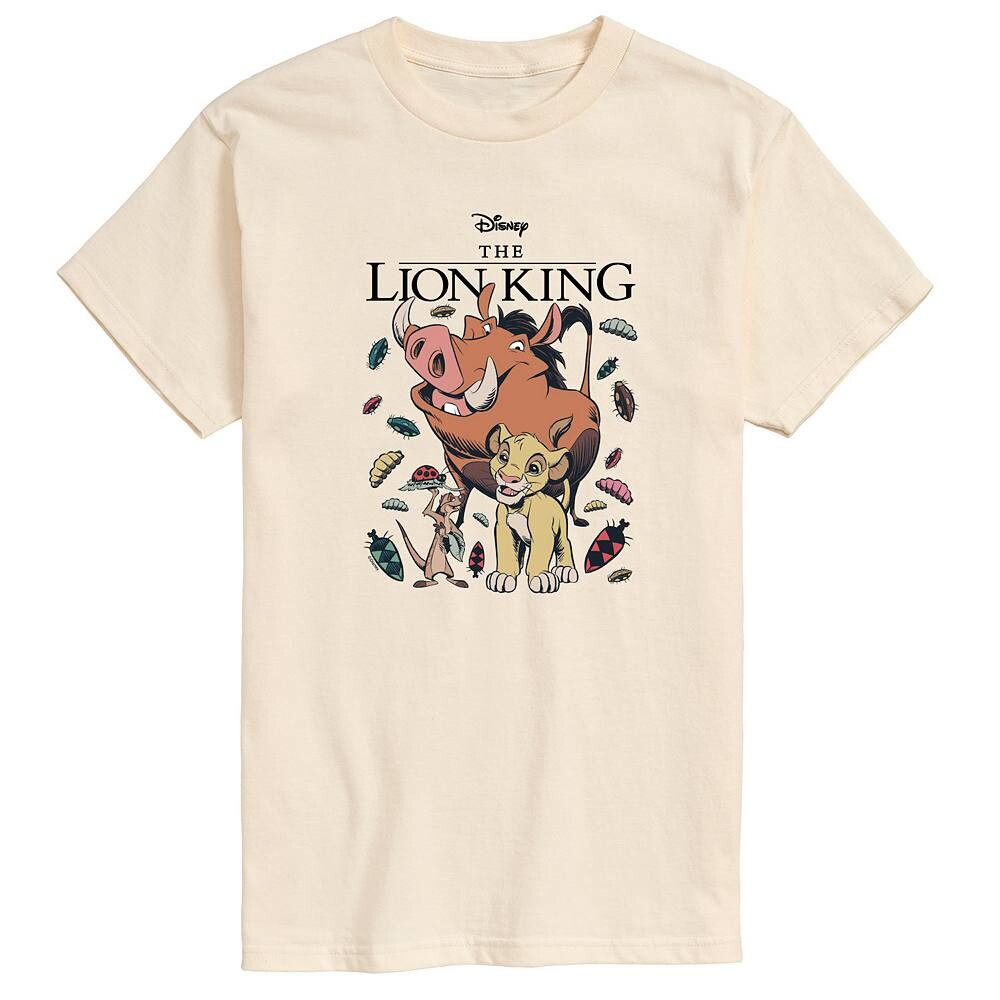

Мужская футболка с рисунком жуков Disney's The Lion King, цвет Cream