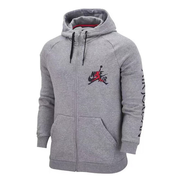

Куртка Air Jordan graphic logo hooded jacket 'Grey', серый