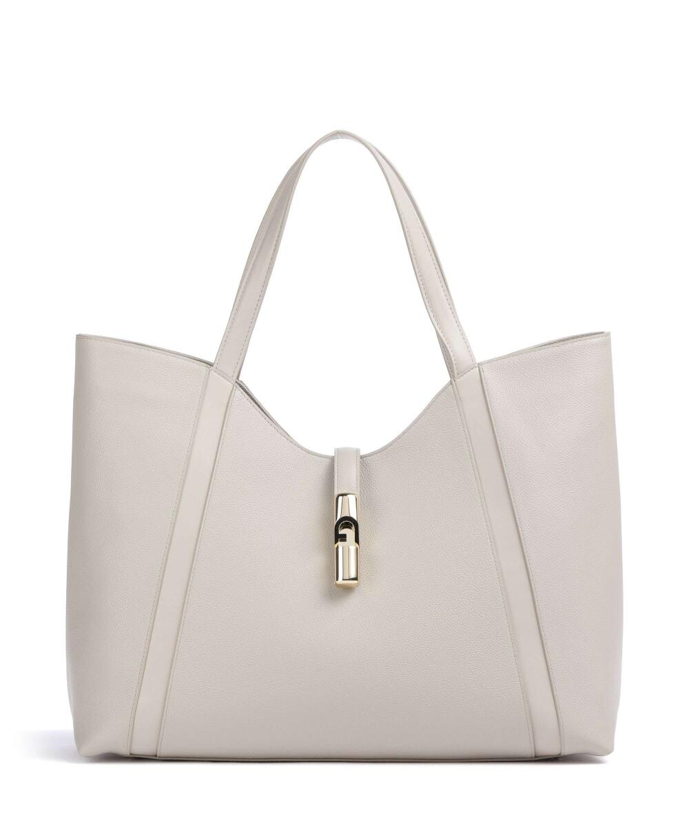 

Сумка-Шоппер Goccia xl из зерненой кожи Furla, бежевый