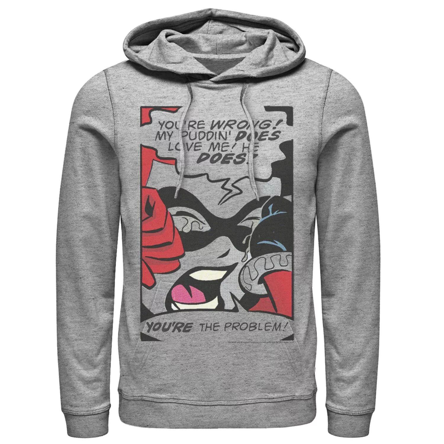 

Мужская толстовка с капюшоном Harley Quinn Crying Comic DC Comics