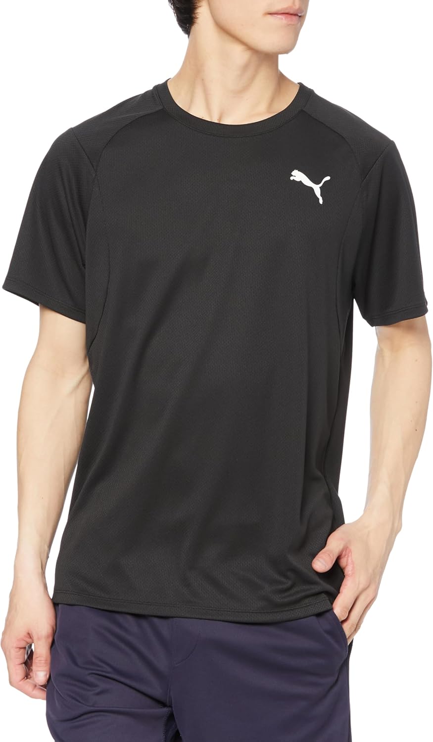 

Мужская футболка Puma 525540 Full ULTRABREATHE SS, для спортзала, тренировок, занятий спортом, черный