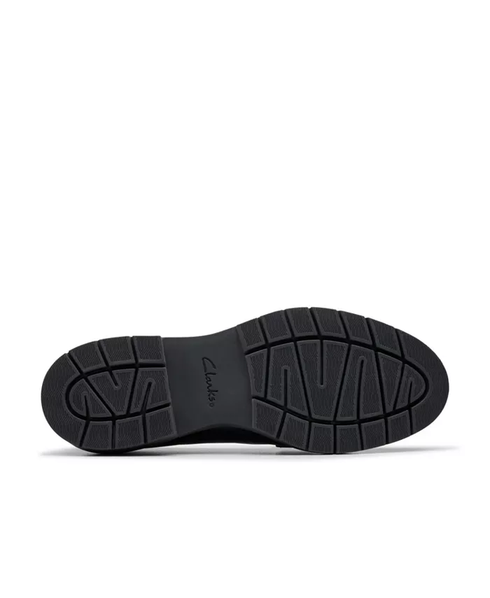 Женские удобные лоферы Westlynn Bella на массивной подошве Clarks, синий — фото 4
