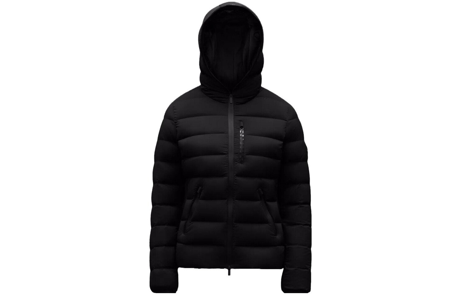 

Пуховик женский черный Moncler