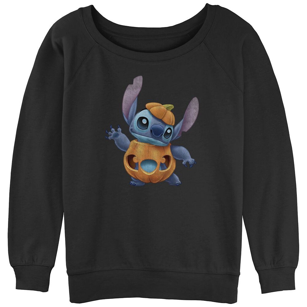 

Пуловер с графическим рисунком для детей Disney's Lilo & Stitch Pumpkin Stitch, черный