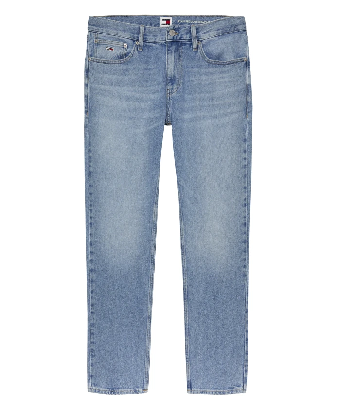 

Синие узкие джинсы прямого кроя Tommy Jeans, синий