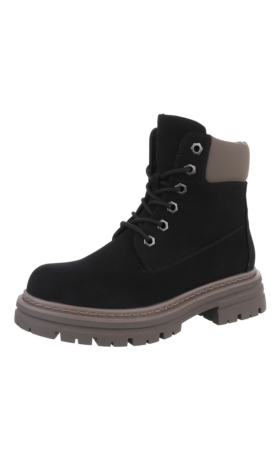 Ботильоны на шнуровке Ital-Design Lace-Up Ankle Boots, черный