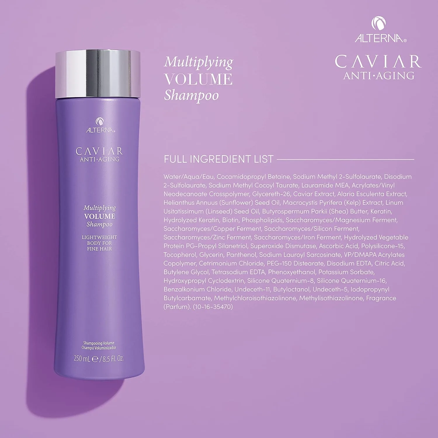 Набор шампуня и кондиционера Alterna Caviar Anti-Aging Multiplying Volume, 8,5 унций (2 шт.) — фото 3