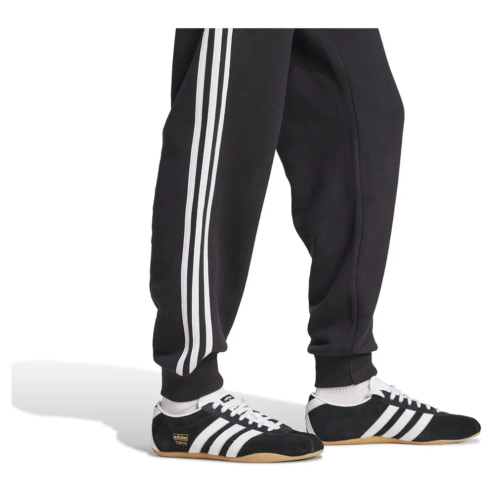 Джоггеры обычного размера с 3 полосками adidas Originals Adicolor, черный — фото 4