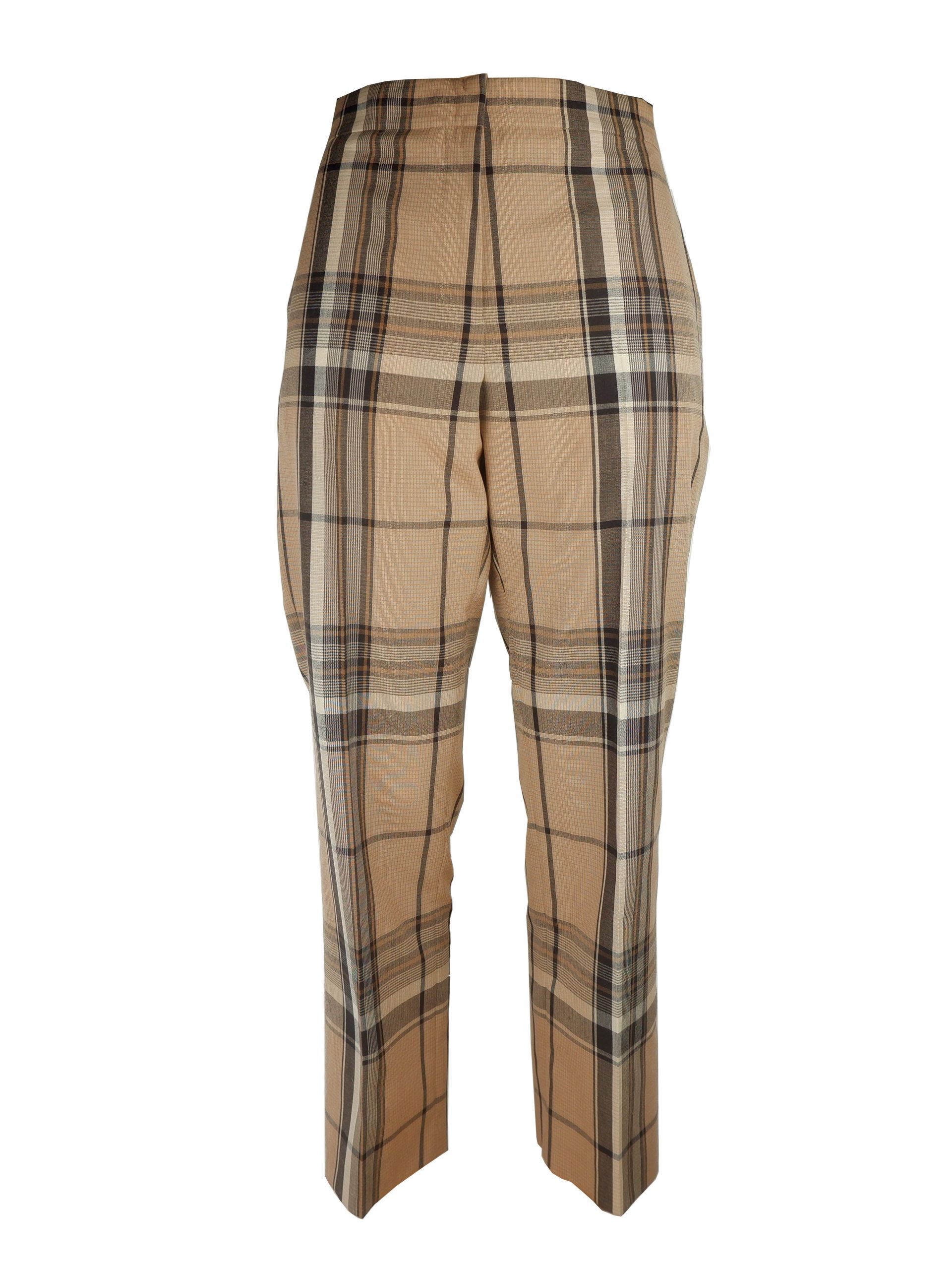 

Бежевые шерстяные женские брюки Burberry