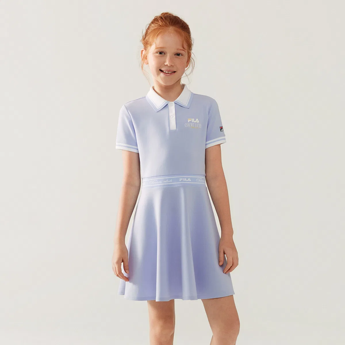 Платье-костюм FILA KIDS Утренняя Слава Пурпурный — фото 3