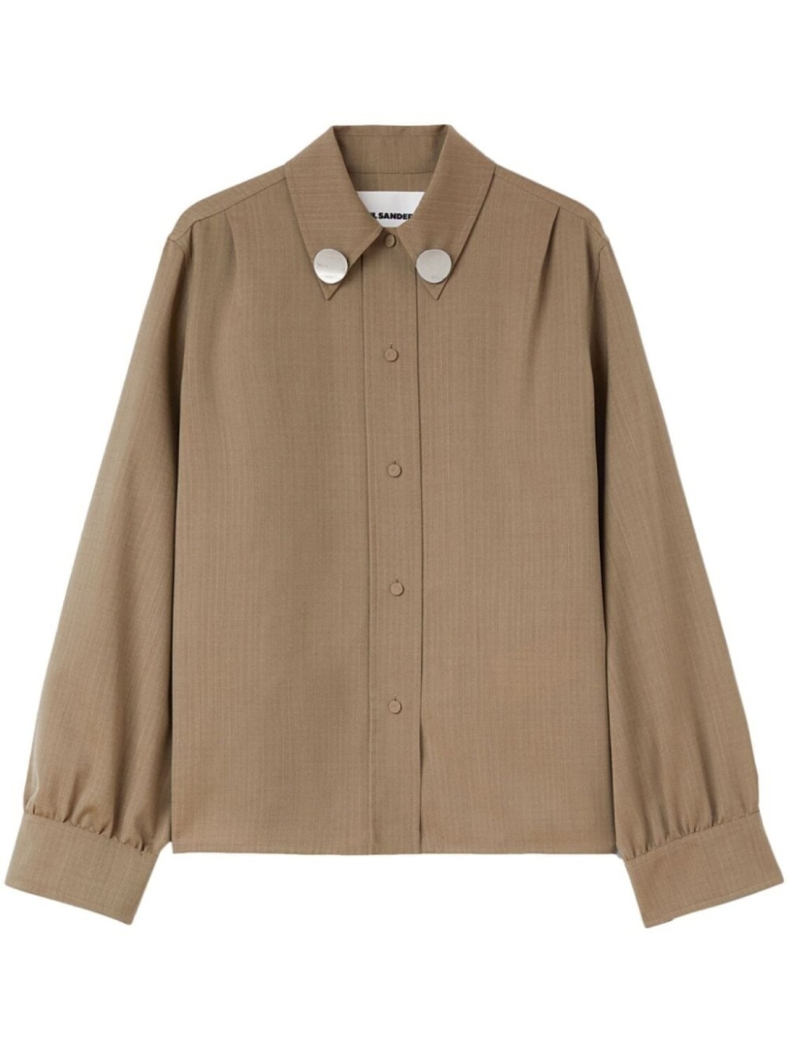 

Jil Sander шерстяная рубашка, коричневый