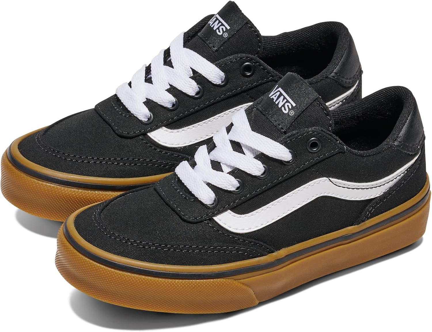 Детские кроссовки Vans Brooklyn Ls, унисекс, черный — фото 2