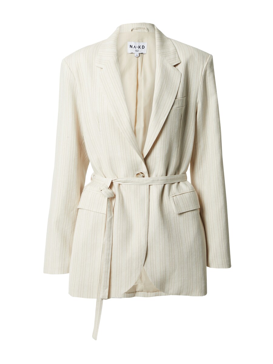 

Блейзер NA-KD, Off white/Wool white