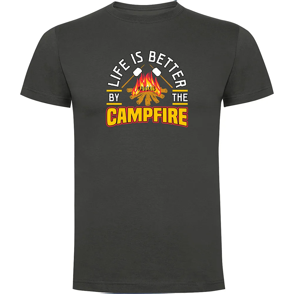 

Футболка с коротким рукавом Kruskis Better By The Campfire, серый