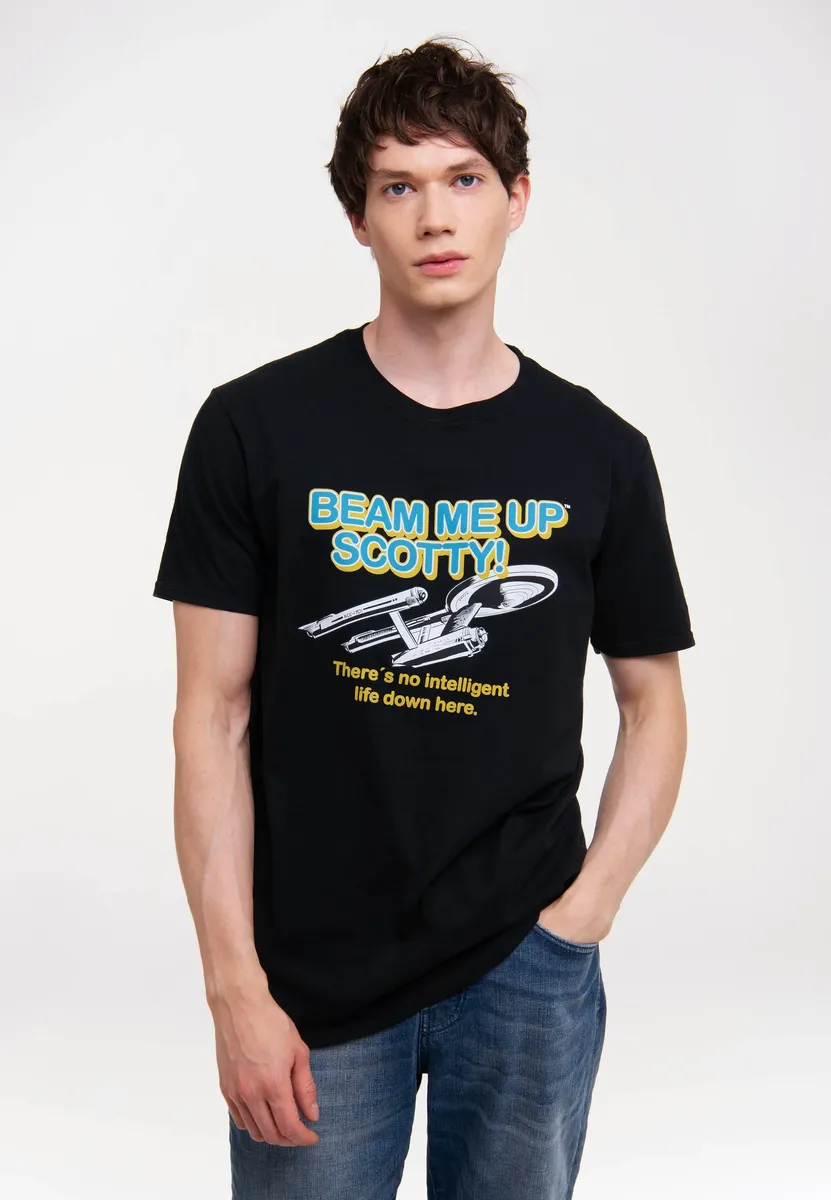 

Футболка Logoshirt "Star Trek — Beam Me Up Scotty" Logoshirt Beam Me Up Scotty, черный