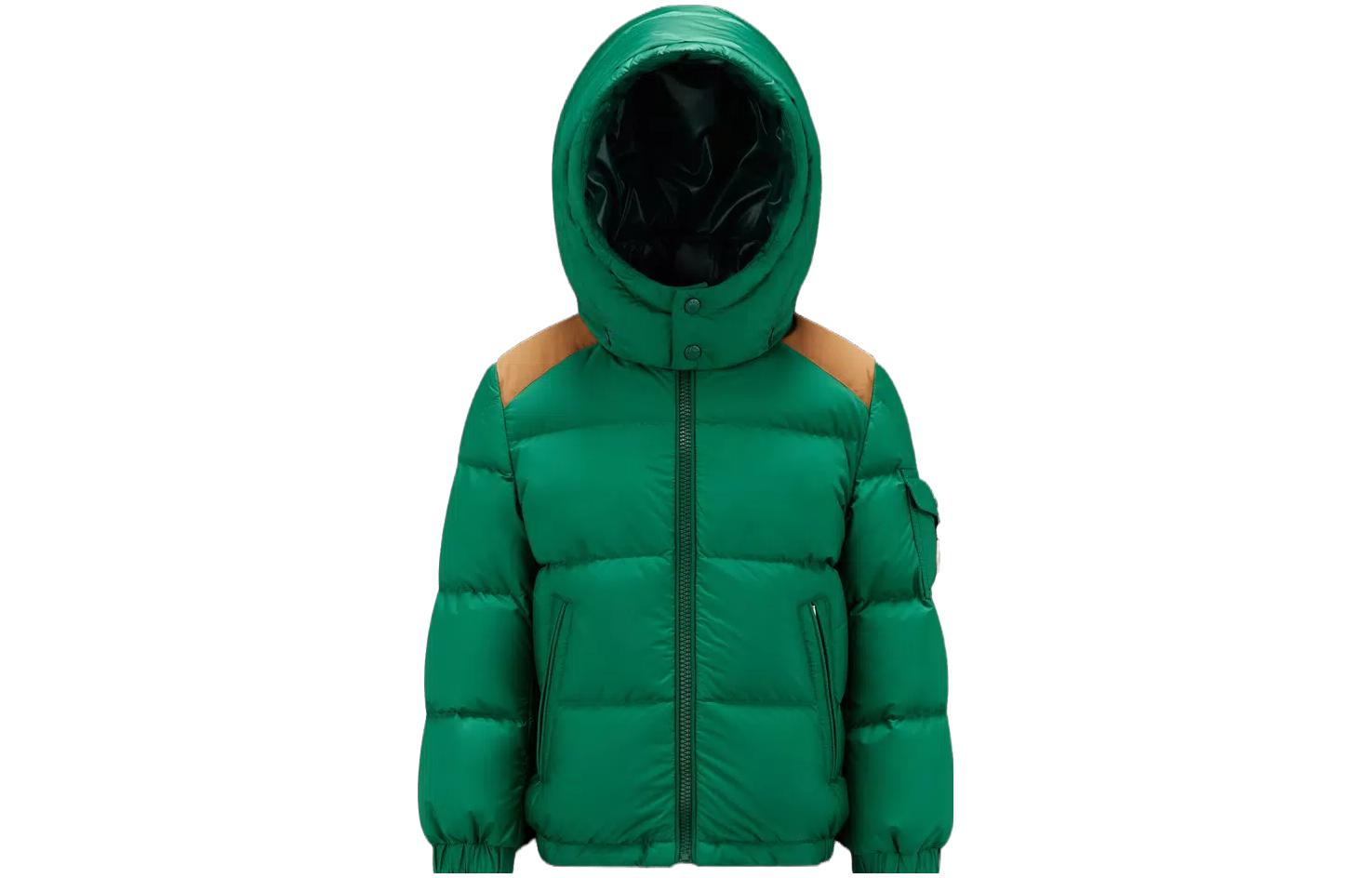 

Детская стеганая куртка Moncler, зеленый