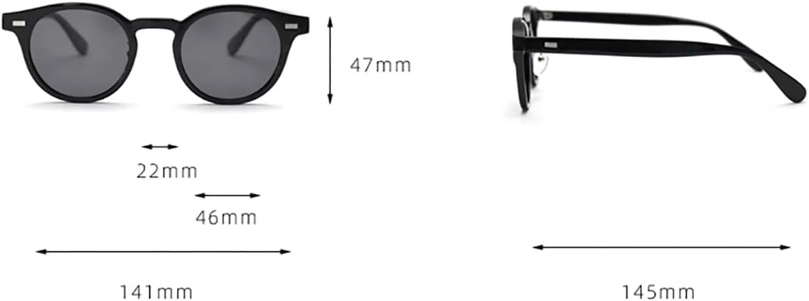 

Солнцезащитные очки в корейском стиле ретро с поляризацией, мужские, с защитой от УФ-излучения UV400, женские солнцезащитные очки TR90, унисекс weiyuchen, Black